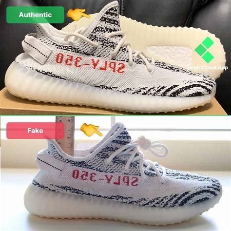 yeezy sply 350 zebra real vs fake|yeezy 350 v2 zebra stockx.